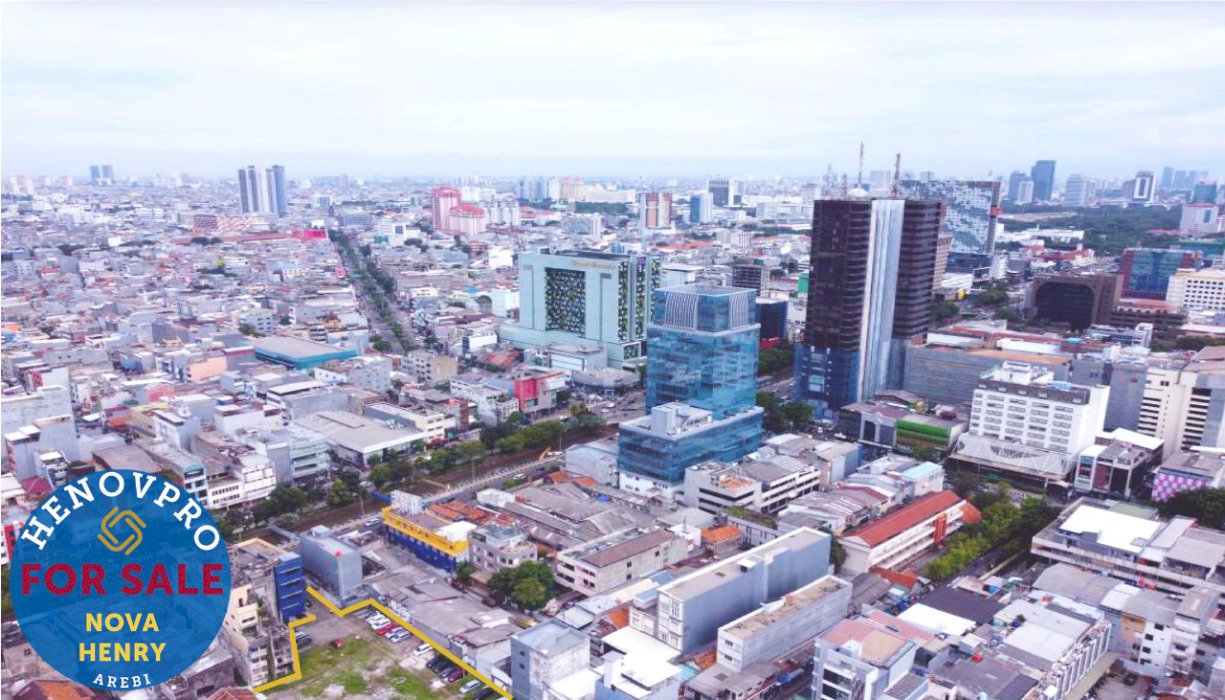 Dijual – Tanah Strategis di Gajah Mada, Taman Sari, Jakarta Barat