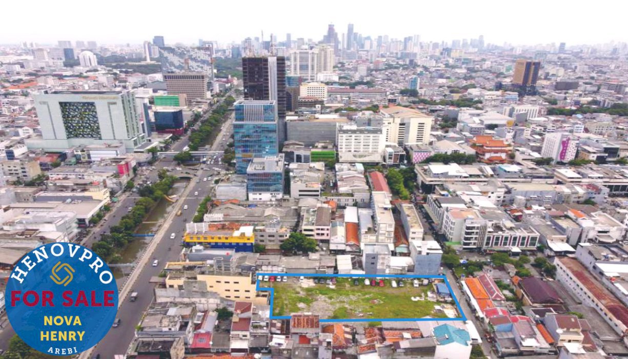 Dijual – Tanah Strategis di Gajah Mada, Taman Sari, Jakarta Barat