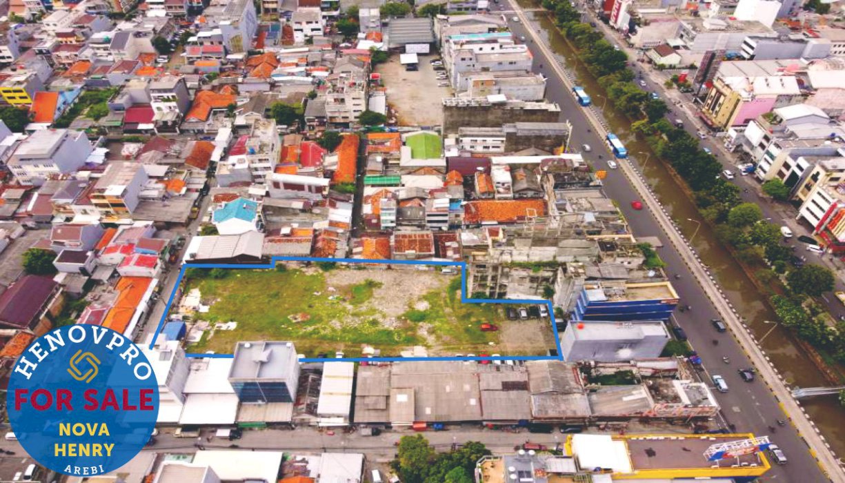 Dijual – Tanah Strategis di Gajah Mada, Taman Sari, Jakarta Barat