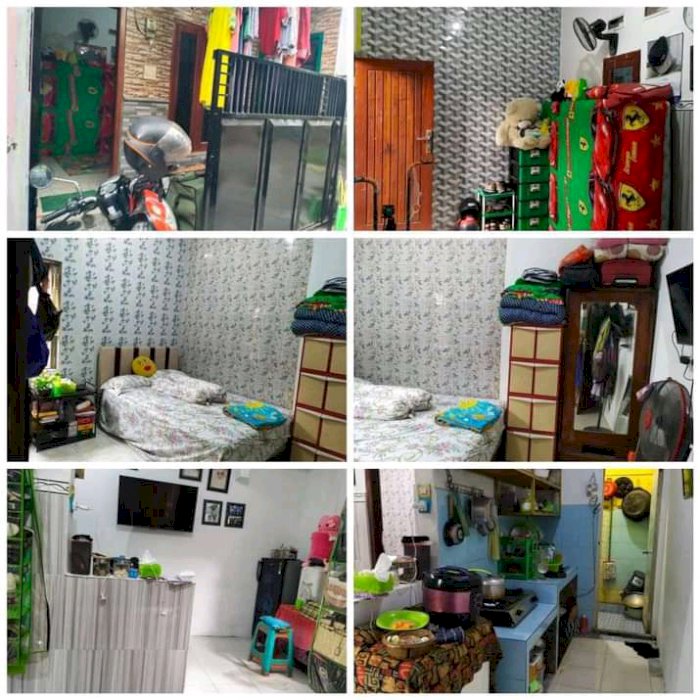Di jual rumah pribadi bonus kulkas,mesin,cuci tempattidur,lemari,tv