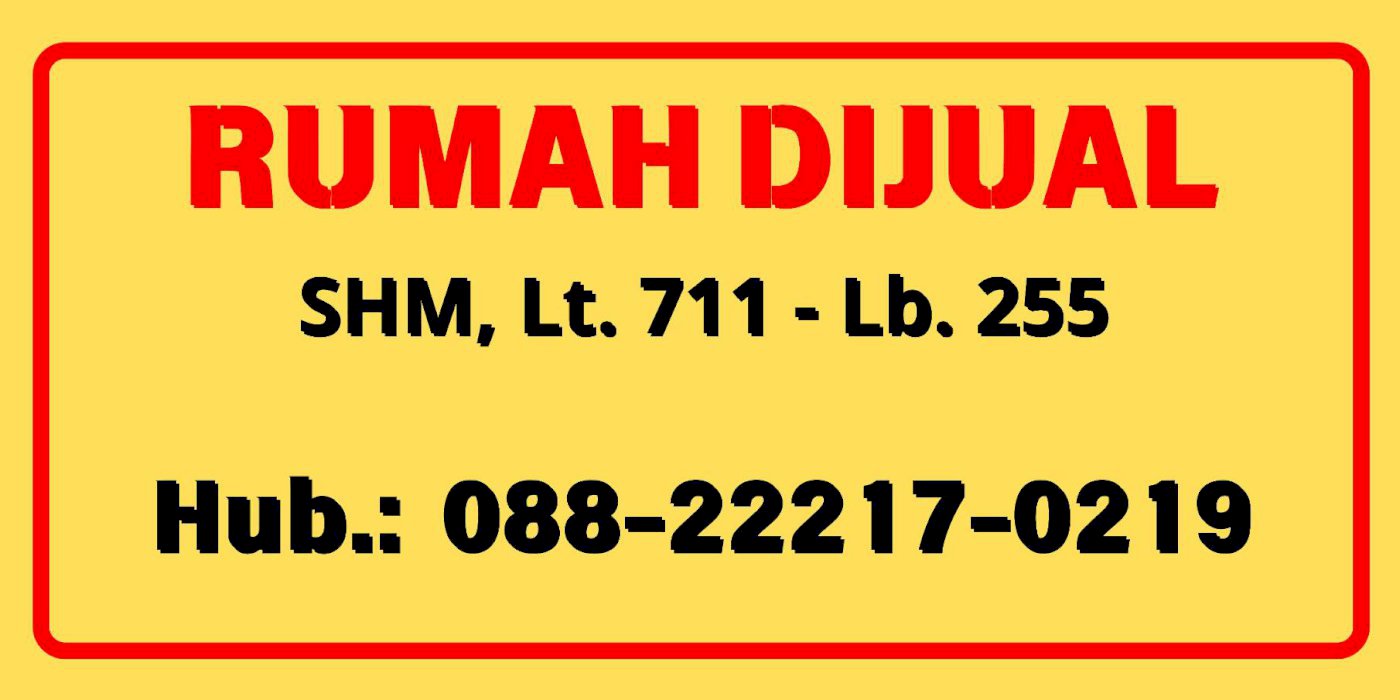 Rumah dijual  Sleman Yogyakarta