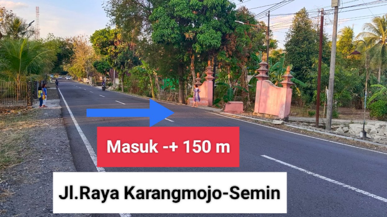 Jual tanah murah di Candi Jatiayu Karangmojo Gunungkidul strategis
