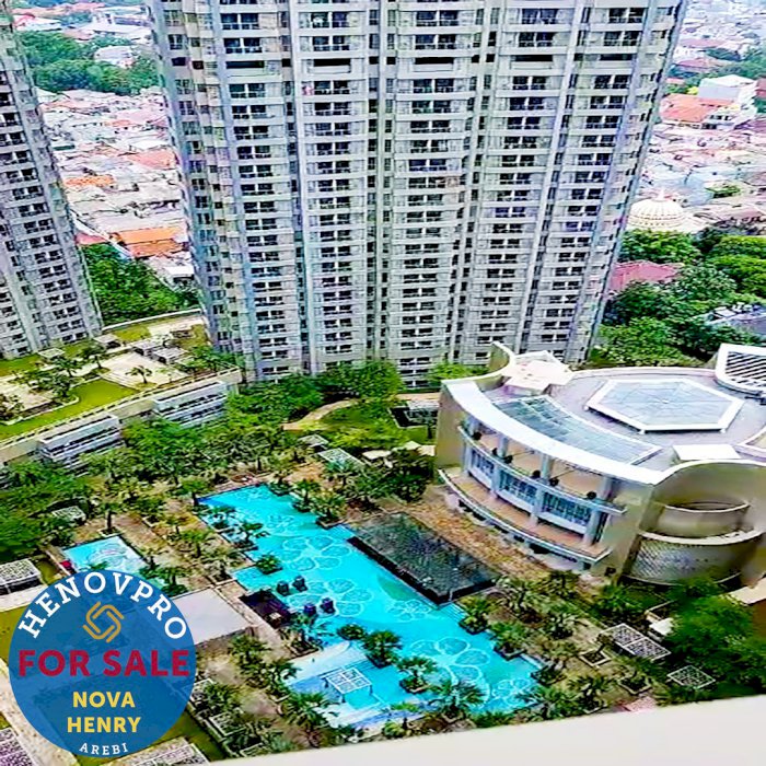 Apartemen Taman Anggrek Residence Unit 2BR pool view