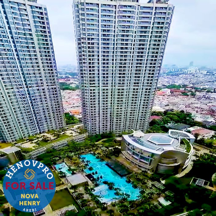 Apartemen Taman Anggrek Residence Unit 2BR pool view