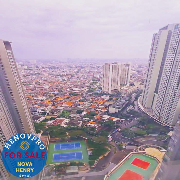 DIJUAL Taman Anggrek Unit 2+1BR Full Furnish BEST City View