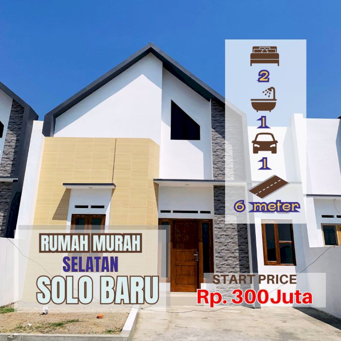 Rumah Scandinavian 5 menit ke Gentan