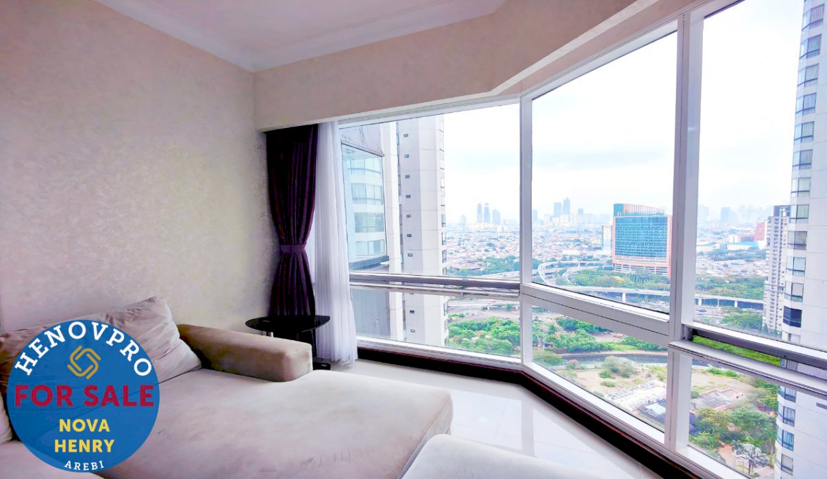 Investasi Terbaik Unit Renov Taman Anggrek Condo 2+1BR  Tersewa