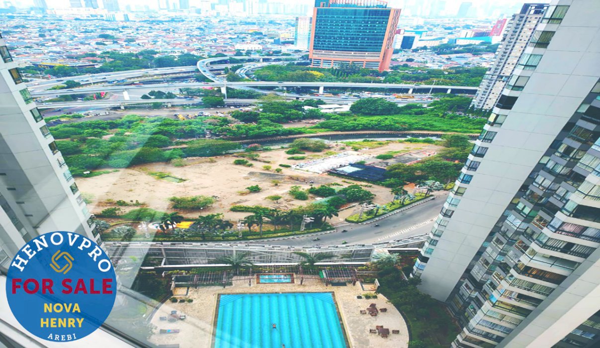 Investasi Terbaik Unit Renov Taman Anggrek Condo 2+1BR  Tersewa