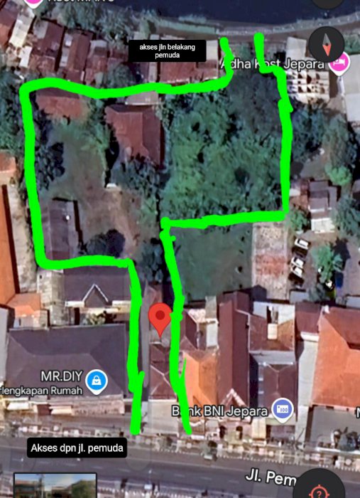 Dijual Tanah Tengah Kota Paling Strategis