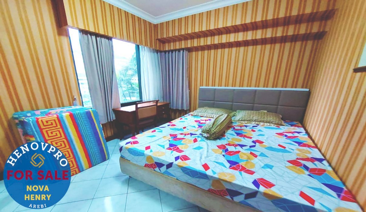 Investasi Terbaik Unit Renov Taman Anggrek Condo 2+1BR Garden View