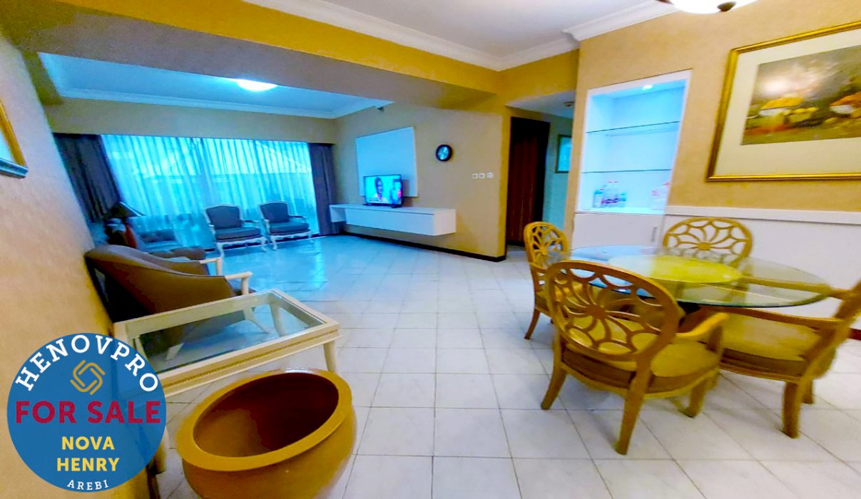 Investasi Terbaik Unit Renov Taman Anggrek Condo 2+1BR Garden View