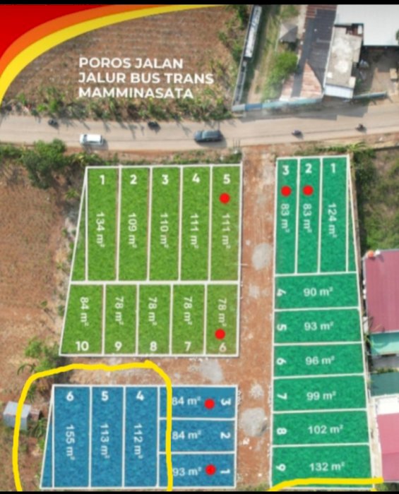 Dijual Tanah Kavling Lokasi Strategis di Samata Gowa Makassar
