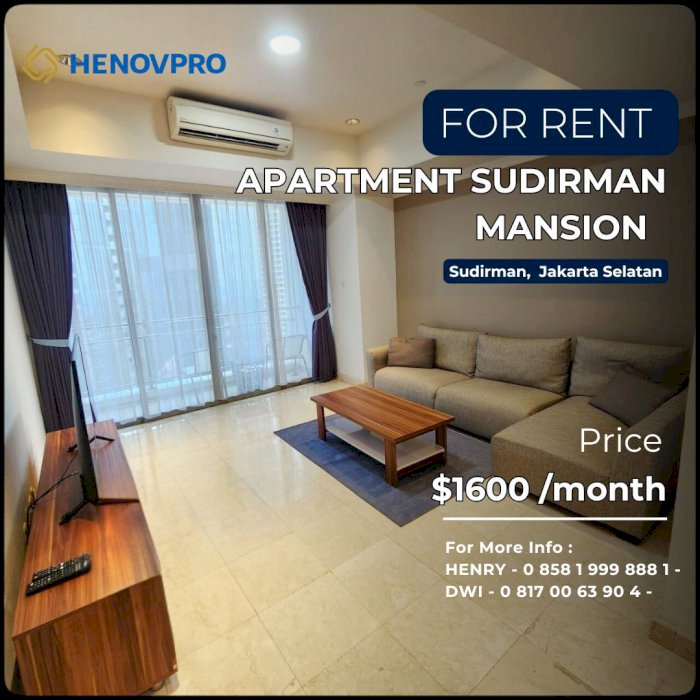 Sudirman Mansion 2BR Full Furnish at Sudirman best location