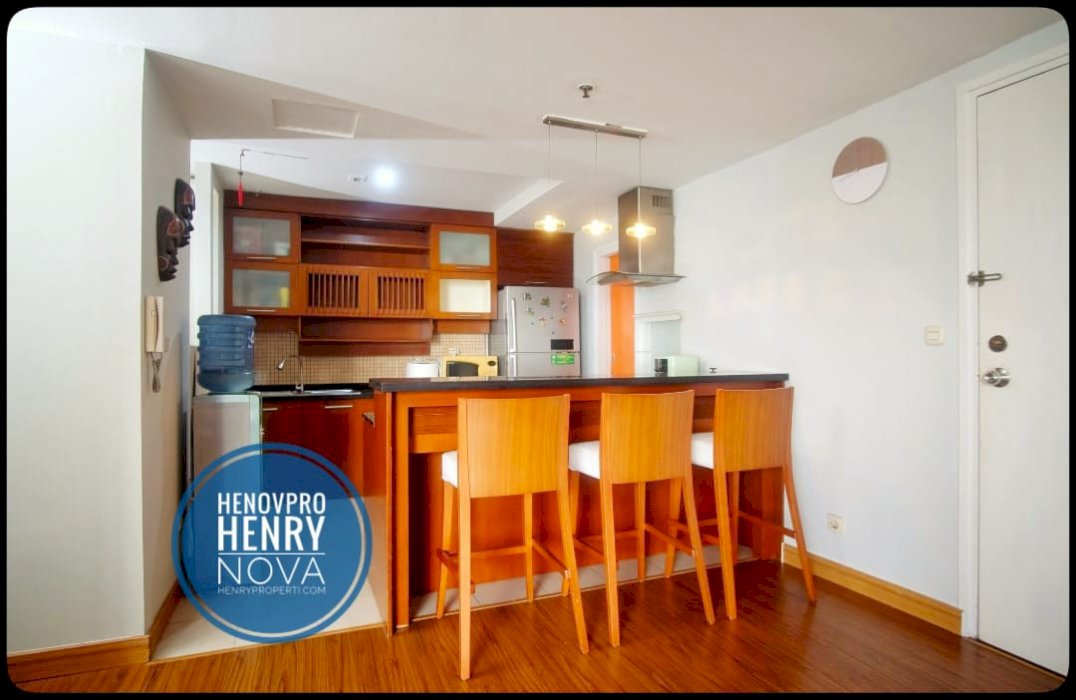 TURUN HARGA Taman Rasuna Unit 2+1BR Pool View Hadap Timur Sdh Renov