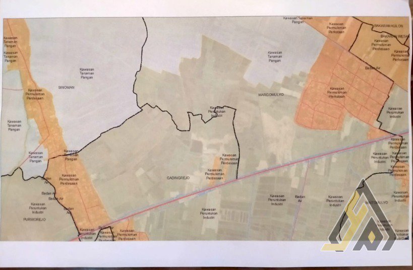 Dijual Lahan Zona Industri,Lokasi Pati Jateng,Luas 28 Ha,Bu!