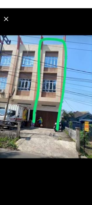 Dijual ruko 3 lantai lokasi di sapta marga, palembang