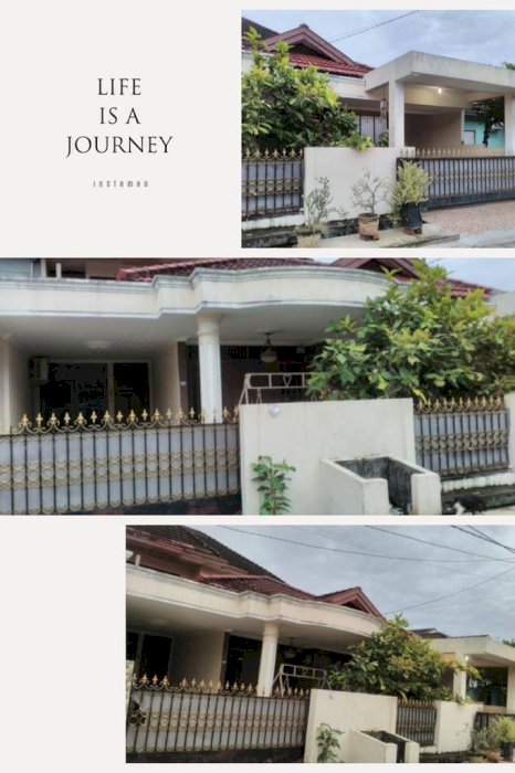 Rumah second 1.5 lantai lokasi di kota palembang
