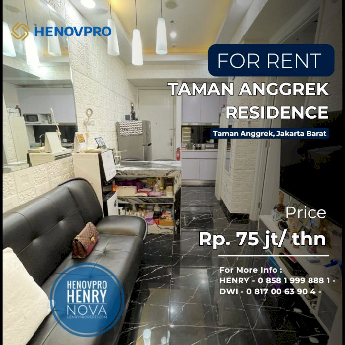Taman Anggrek Residence Unit 1BR Full Furnish Mid Floor