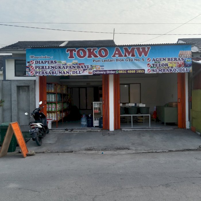 Jual rumah kios sangat strategis jalan utama puri lestari