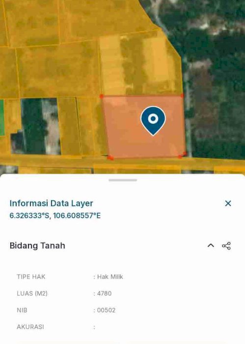 LAHAN dan GUDANG di CISAUK PAGEDANGAN BSD