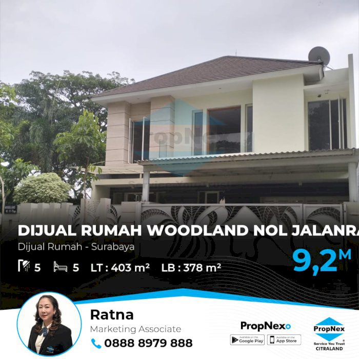 DIJUAL RUMAH DI CITRALAND UTAMA  100% NEW HOUSE