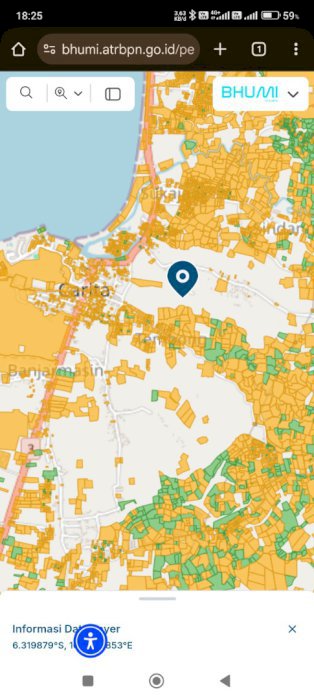 Dijual tanah darat sudah SHM, TIDAK SENGKETA.