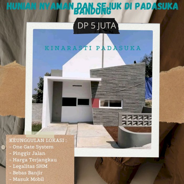 Rumah tanpa DP, boking 5jt, cicilan 3jutaan