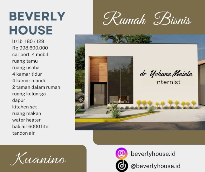 Rumah Bisnis Daerah Kuanino - Kupang NTT