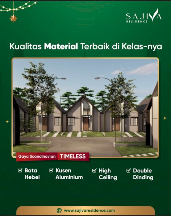 Hunian subsidi rasa villa