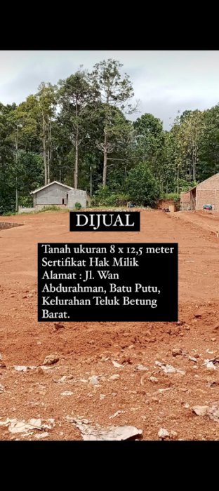 Di jual tanah kavlingan
