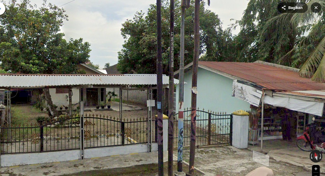 DIJUAL TANAH, ADA RUMAHNYA