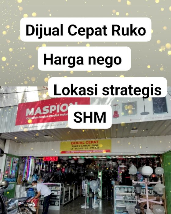Dijual cepat BU ruko