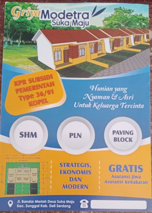 Perumahan Griya Modetra Suka Maju