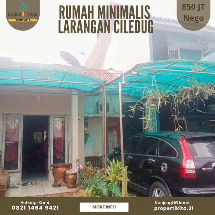 RUMAH CLUSTER DI LARANGAN CILEDUG