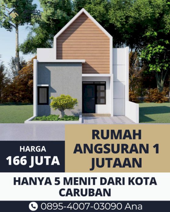Rumah Subsidi Murah Siap Huni Madiun-Caruban Gratis semua biaya