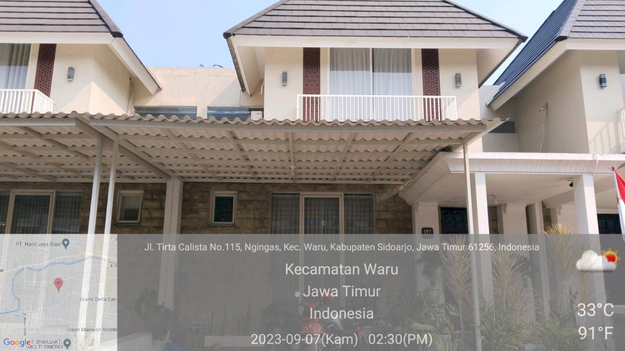 Perum Tirta Callista No 117 Kelurahan Ngingas Kecamatan Waru Sidoarjo