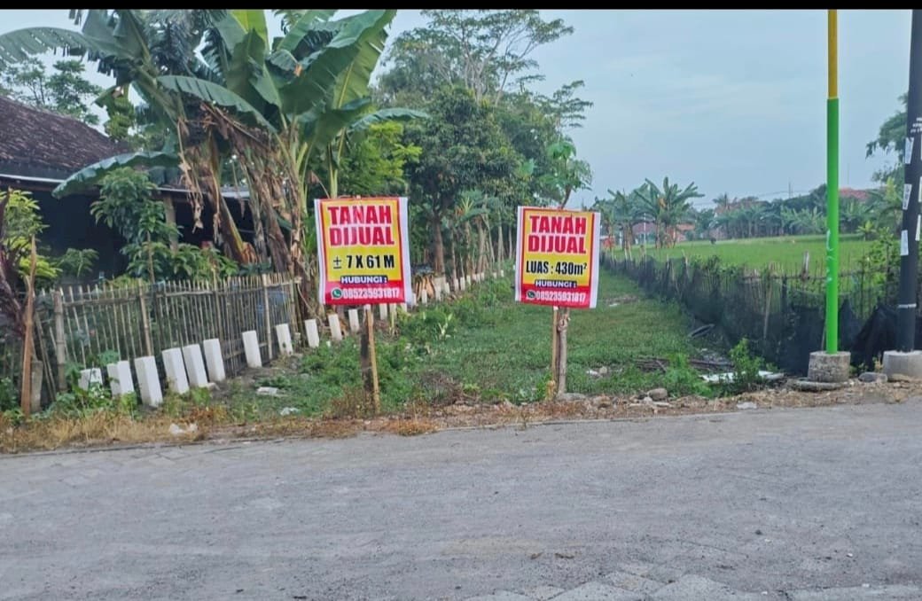 Dijual cepat tanah murah  lokasi strategis sukomoro jawa timur