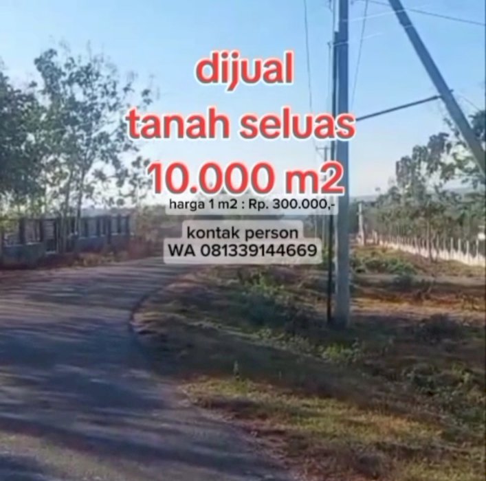 Jual tanah strategis cocok untuk investasi kupang nusa tenggara timur