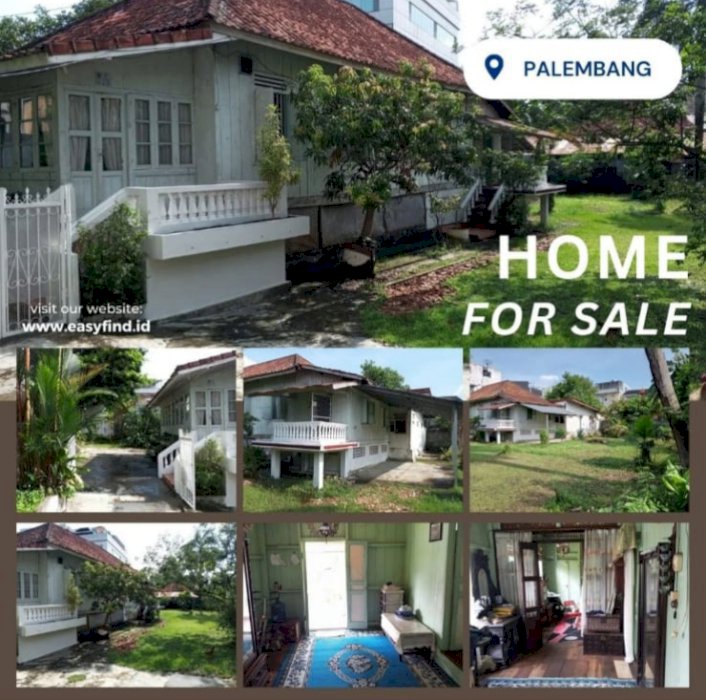 Jual rumah mewah dan tanah luas di Palembang