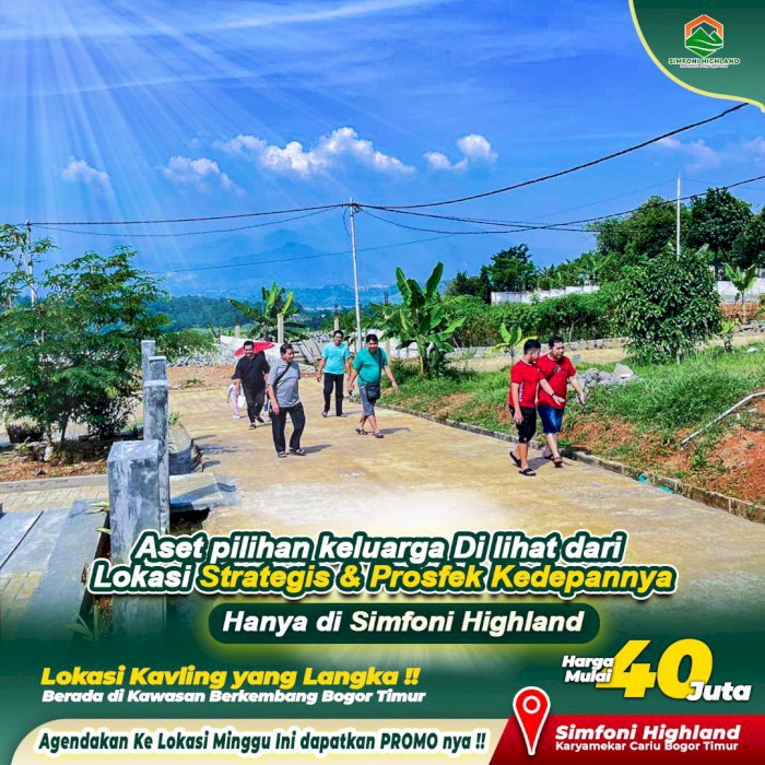 MILIKI KAVLING SYMPONY HIGHLAND VIEW SEJUK
