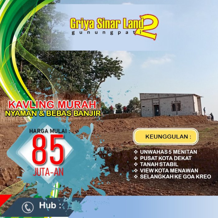 Promo cepat sepesial kemerdekaan indonesia kavling murah 80juta