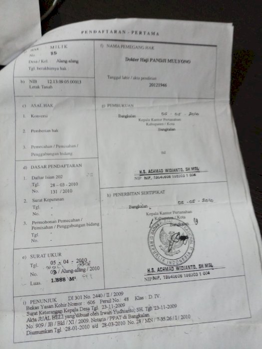 tanah madura alang alang bangkalan