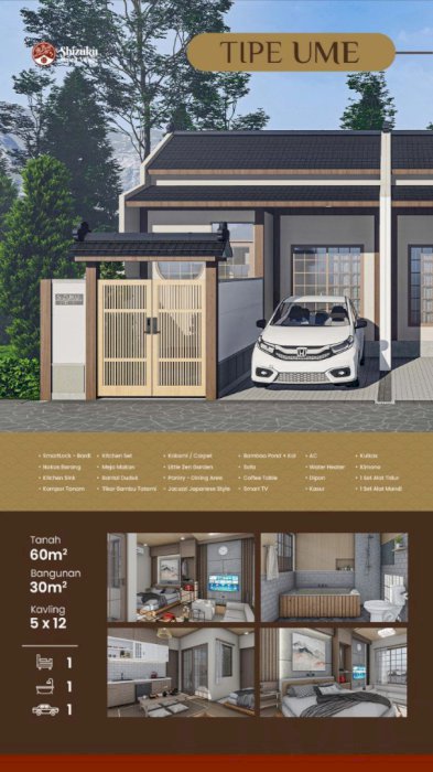 Dijual Murah Vila Jepang daerah Puncak Bogor