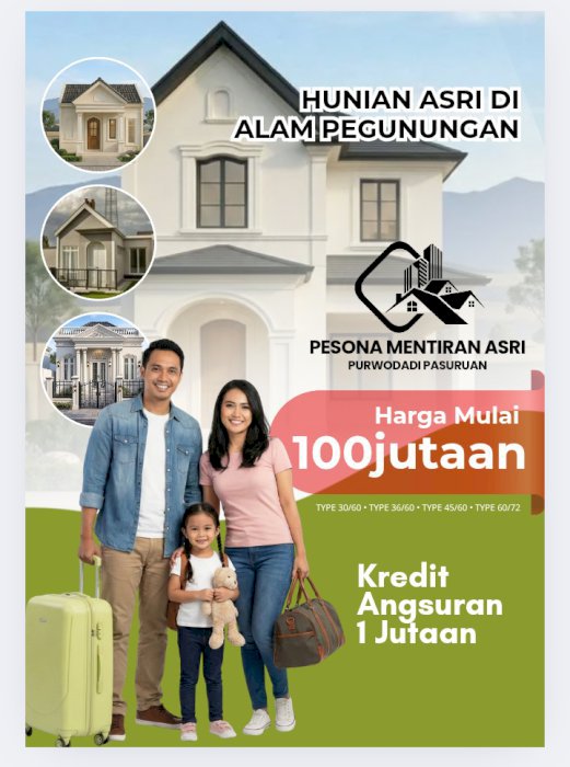 Di jual rumah siap huni pasuruan Malang