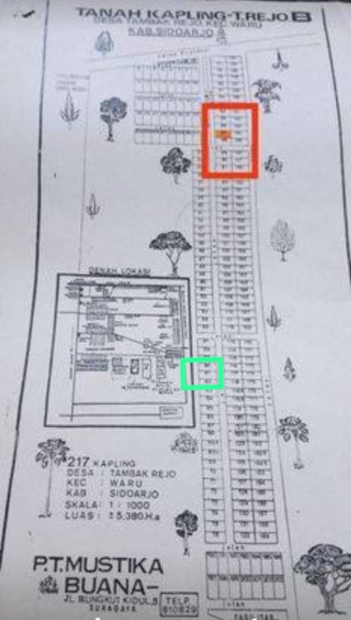 Dijual Tanah Kavling BU, Tambak Rejo, Waru, Sidoarjo