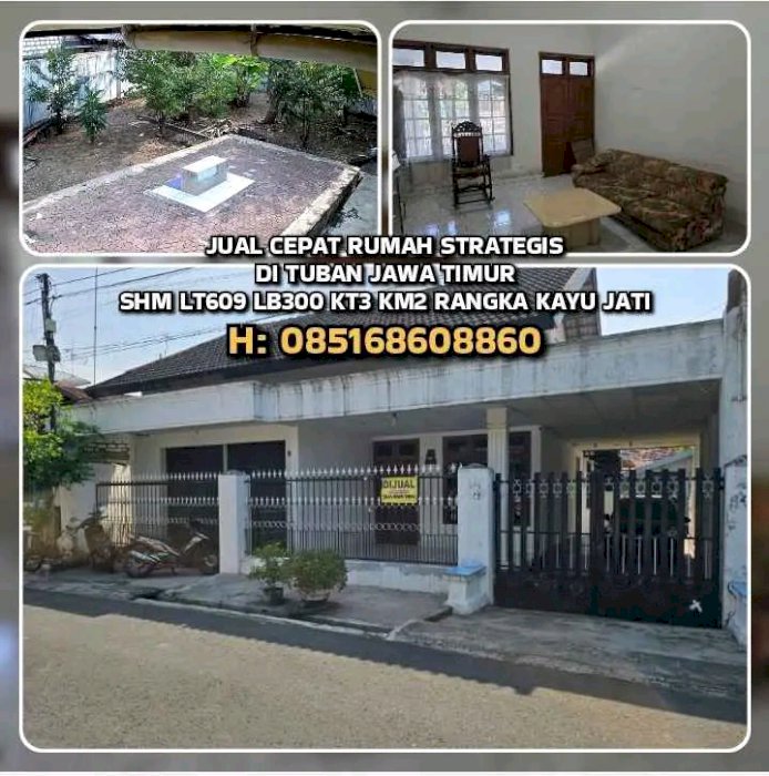 RUMAH LUAS STRATEGIS DI TUBAN – JARANG ADA
