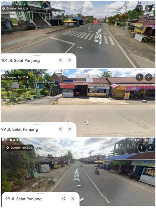 DI JUAL TANAH DAN BANGUNAN SHM, TEPI JALAN LOKASI STRATEGIS