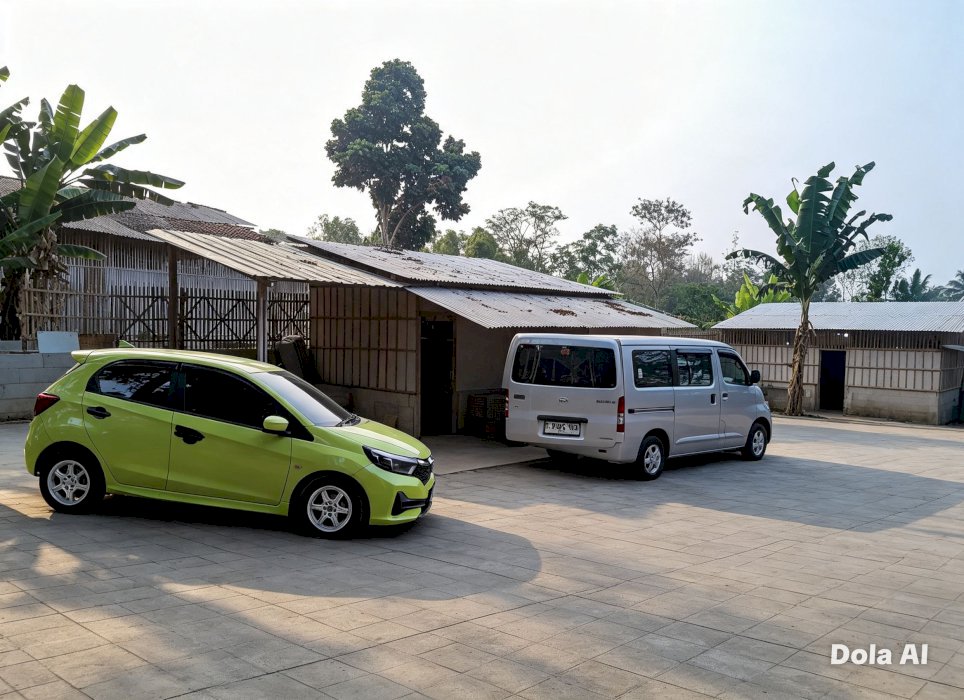 Tanah datar sebagian sudh d bangu. Untum usaha ternak puyuh
