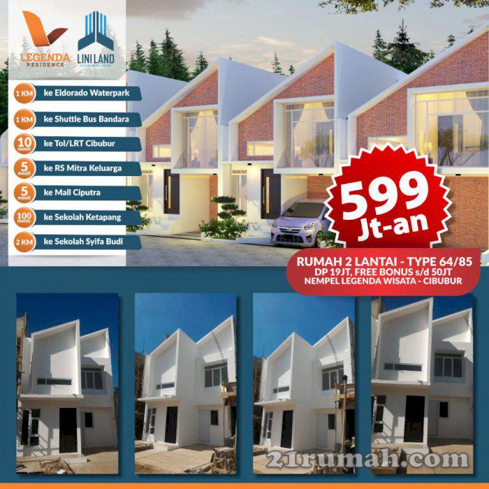 [Dijual] Rumah Cluster Minimalis 2 lantai 3 kamar | IDRumah