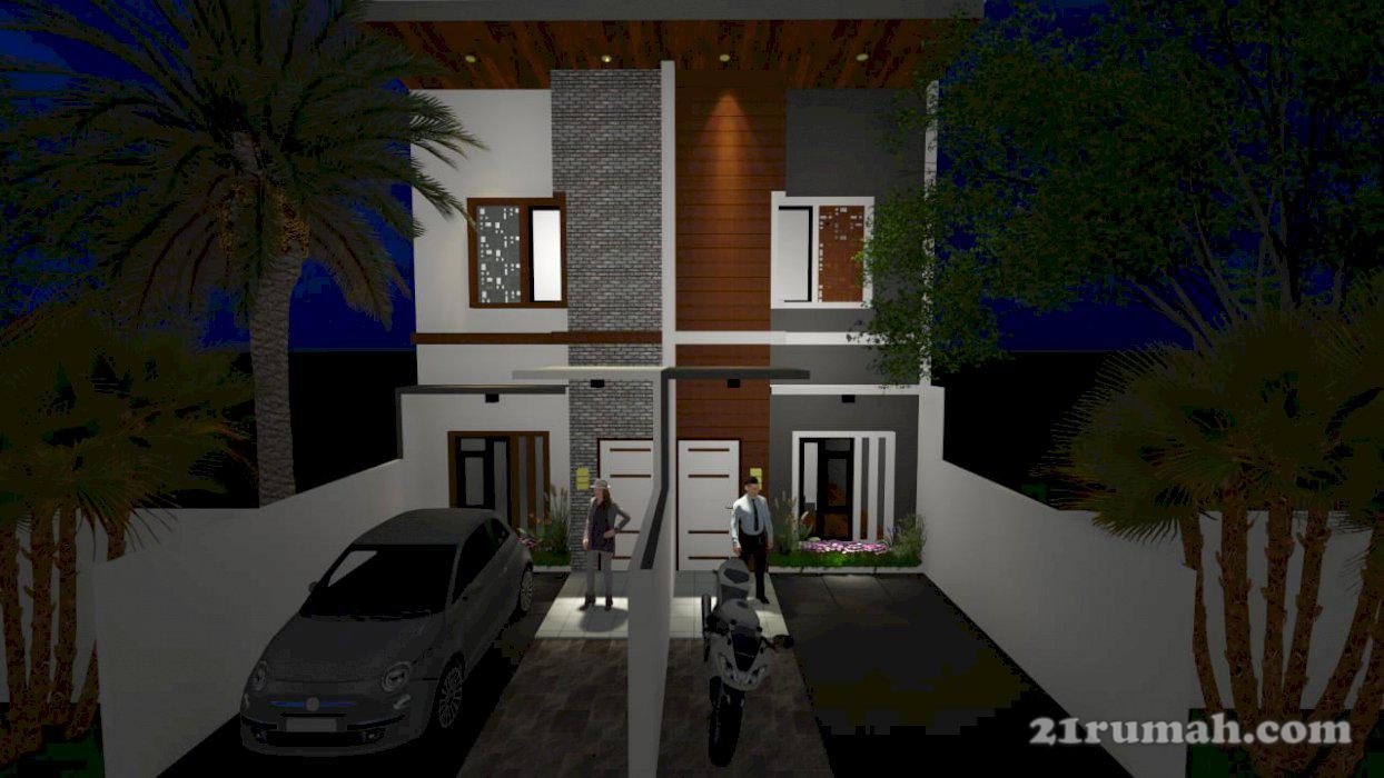 Rumah sedang tahap pembangunan